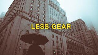 Less is More. Pack LIGHT for Street Photography!