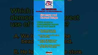 2024 CSC Exam Reviewer | The Ultimate Guide to Grammar and Correct Usage for the CSC Exam 2024 #csc