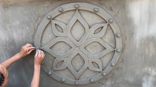 Try Creative Ideas From Cement And Sand That You've Never Seen - Decoration Beautiful Wall