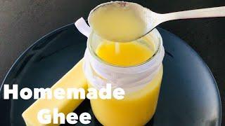 HOW TO MAKE GHEE AT HOME WITH UNSALTED BUTTER | STEP BY STEP GUIDE