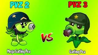 All Plants Team PVZ 2 vs PVZ 3 Battlez - Which Version Will Win?