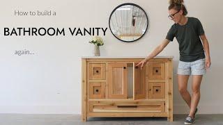 How to Build a Bathroom Vanity | Single Sink Vanity Cabinet