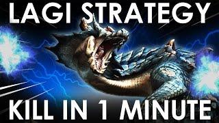 【MHGen】How to kill Lagiacrus in 1 min︱High Rank︱2P