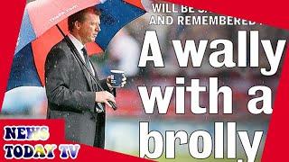 The secret of THAT ‘wally with a brolly’ headline