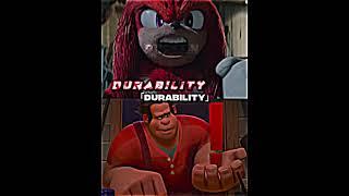 Knuckles Vs Wreck it Ralph #meme #edit #disney #paramountpictures #sonic #sonicmovie #wreckitralph