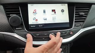 How to access the secret menu on opel/vauxhall astra k navi900