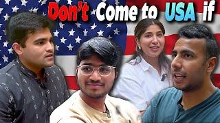 Indian Students BRUTALLY Honest on USA  (Things that Work in 2024)!