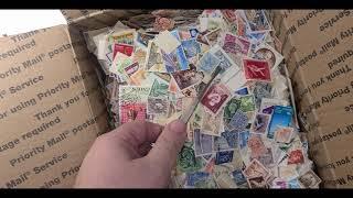 PostalPleasures: Unboxing Worldwide Postage Stamps & Sorting By Country