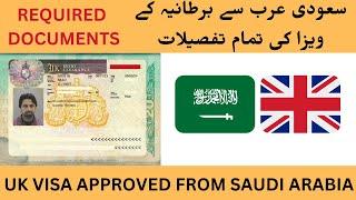 UK VISA APPROVED FROM SAUDI ARABIA I REQUIRED DOCUMENTS I Travel With Tayyab