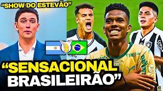 TV ARGENTINA ESTÁ ENCANTADA COM ESTEVÃO E COM O BRASILEIRÃO