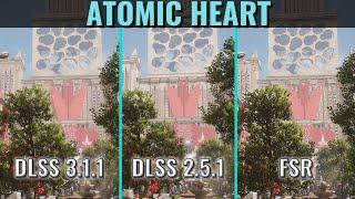 DLSS 3.1.1 vs 2.5.1 vs FSR - Visual Comparison - Atomic Heart - RTX 3070 - 1440p