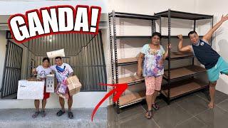 BUBUKSAN NA ANG TINDAHAN SA BAGONG BAHAY!  (BIRTHDAY PRANK KAY BNT BALONG!)