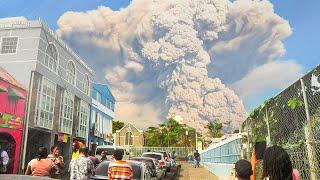 Scary Bulusan Volcano Eruption in Sorsogon, Philippines (Jun. 05, 2022)