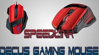 Unboxing and Review of The Speedlink Decus Gaming mouse [English audio]