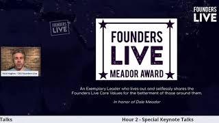 Ande Lyons and Andy Jaques win the Founders Live Meador Award 2020