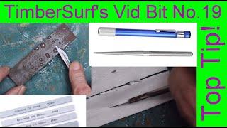 TimberSurf's Vid Bit No. 19 - Knife sharpening stone