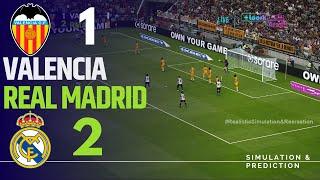 VALENCIA 1-2 REAL MADRID • Highlights • La Liga 2025 | Simulation/Recreation