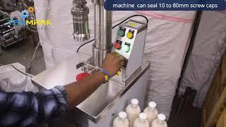 Semi auto screw capping machine