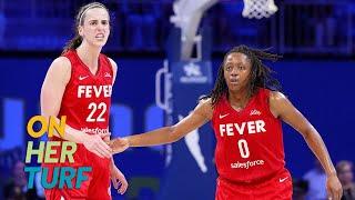 Caitlin Clark, Kelsey Mitchell duo leading WNBA's hottest team in Fever | On Her Turf | NBC Sports