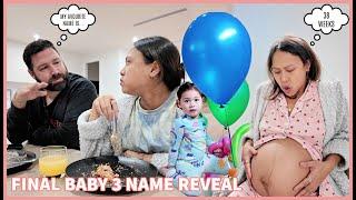 ALIGAGA NA SI MISTER! FINAL NAME NI BABY 3! ️ | rhazevlogs