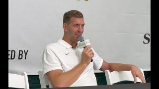 Dirk Nowitzki Interview: Tennis Classic Event, Thoughts on Dallas Mavericks, Klay Thompson, More