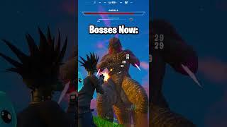 BOSSES NOW VS THEN IN FORTNITE