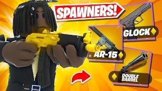 so i finally got gun spawners in roblox south london 2...