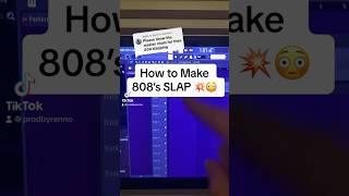 HOW TO MAKE 808’s SLAPPP  #flstudio #fl #fl22 #prodbyrenno #808s