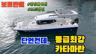 카타마란보트 NJM NSC265 레져보트 소개, 낚시보트