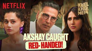 ⁠Akshay Kumar ALMOST Gets Caught Cheating!  ft Taapsee Pannu, Vaani Kapoor | Khel Khel Mein