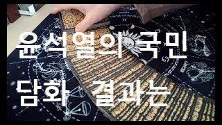 윤석열의 국민대담 은  그 둘 을 구해주고 지지율 상승에 도움을 줄까?