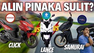 Honda Click vs. Euro Samurai 155i vs. Skygo Lance 150 Alin ang Pinaka Sulit?