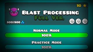 BLAST PROCESSING FULL VERSION BY: BJVDIMAFELIX [1080p60] || Geometry Dash 2.111