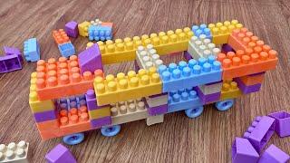 Satisfying DIY How to Build Lego Trail Truck | Building Blocks  #HowToBuildLego