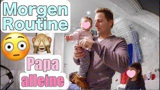 Echte Morgenroutine mit 3 Kindern | Mit Papa alleine | Papa VLOG | Mamiseelen