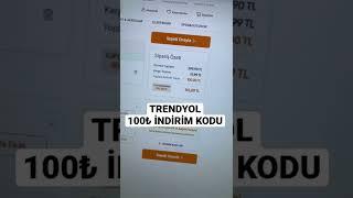 Trendyol 100₺ İndirim Kodu Alma #trendyol #indirimkodu