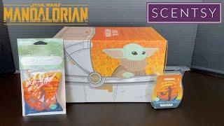 Unboxing Baby Yoda (The Child) Scentsy Buddy and Mandalorian Air of Adventure Wax Bar