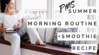 Morning Routine On Your PERIOD! PMS Hacks + Smoothie Bowl Recipe!