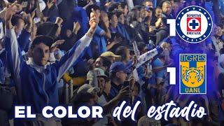 AZUL 1 - TIGRES 1 || EL COLOR DEL ESTADIO || CRUZ AZUL  VS TIGRES JORNADA 17 || APERTURA 2024