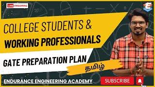 GATE: College Students & Along with Job | Preparation Plan | Tamil | EEA #gate2025 #gate2026