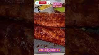 Costillas Ahumadas por la Mano peluda  #food #kitchen #comida #dinner #lunch #delicious #shorts