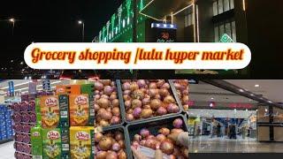 Grocery shopping/lulu hyper market jeddah