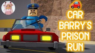 CAR BARRY'S PRISON RUN! - Roblox Obby Gameplay Walkthrough No Death [4K]