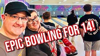 ** Epic Family of 14 Bowling Adventure!  ** | Our Final HOLIDAY TREAT Before Back to School!