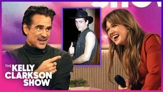 Kelly Clarkson Loves Colin Farrell's Country Line Dancing Throwback