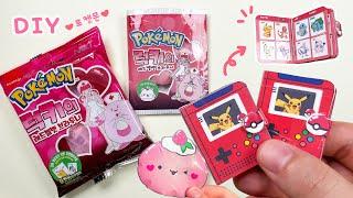 DIY Pokemon miniature book & Pokemon bread squishy / free printable