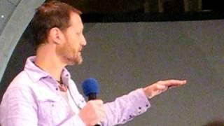 Chris Heyerdahl on his family and Amanda Tapping (i think)