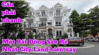 Bất Động Sản Rẻ Nhất Thị Thường BĐS City Land Tp HCM, Bán Căn Nhà Vị Trí Cực Đẹp Giá Giảm Sâu