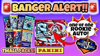 ONE OF ONE ROOKIE AUTO!BANGER ALERT  Ripping Panini TMall Basketball Packs + Spectra Box Break!