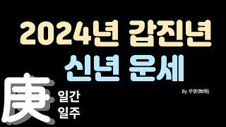 2024년 갑진년 일간별운세 [경금]